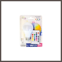 Bezos 9w Kumandalı Beyaz+rgb Led Ampul 1 Adet Nxrlvng