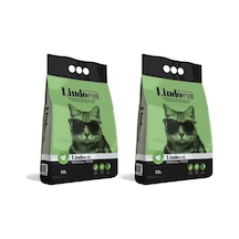 Lindo Original White Kokusuz Topaklanan Bentonit Kedi Kumu 2 x 10 L