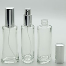 Boş Parfüm Şişesi 100 Ml 10 Adet Gri Kapak Metal Valf Eyfel Boş Şişe