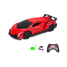 1:16 Ölçek Uzaktan Kumandalı Lamborghini Işıklı Şarjlı Kırmızı