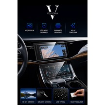 Audi Q8 2020-2023 Multimedya Çift-nano Glass-ekran Koruyucu Navigasyon Ekran Koruyucu