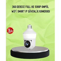 Hareket Algılamalı 360 Wi-fi Akıllı Ampül Kamera