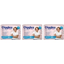 Giggles Kadın Mesane Pedi Medium Bladder Pad 3x20 Paket 60 Adet M
