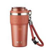 Tkk 630ml Pipetli/pipetsiz Kullanım Askılı Paslanmaz Çelik Termos Kahve Mug Matara Diğer