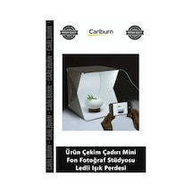 Özel Üretim Taşınabilir Katlanır Ürün Çekim Çadırı Mini Fon Fotoğraf Stüdyosu Ledli Işık Perdesi