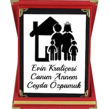 Anneler Günü Hediyesi - Evin Kraliçesi Isimli Plaket