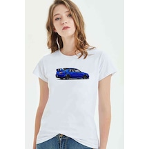 Subaru Baskılı Beyaz Kadın Tshirt (534307555)