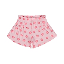 Civil Girls Çiçekli 6-9 Yaş Şort - Pembe