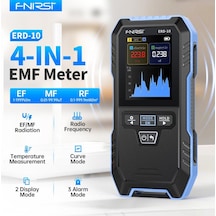 Fnırsı Erd-10 4'ü 1 Arada Elektromanyetik Radyasyon Dedektörü Emf Ölçer