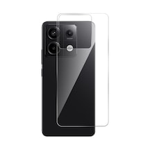 Xiaomi Poco X6 Kılıf Kamera Korumalı Silikon Şeffaf Kapak