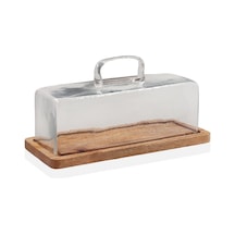 The Mia Madera Kek Saklama Fanusu 15x32x14 Cm