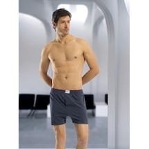 3'Lü Anıt Erkek Düğmeli Penye Boxer 1146