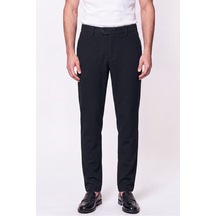 Comfort Fit Gofre Kumaş Esnek Pamuk Siyah Jogger Pantolon P 1224