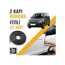 Volkwagen Caddy 2003-2015 Kapı Koruma Fitili-iki Kapı-siyah-bm1119