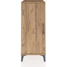 Hyperion Komodin Tek Raflı Tek Kapaklı 44x44x106 Çam-çam Çam