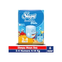 Sleepy Mayo Bez 3-4 Numara 20x6 120 Adet