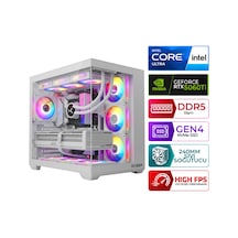 Xaser Kratos X160 Ultra 5 225F 16 GB 512 GB M.2 Nvme SSD 16 GB RTX5060Tİ Masaüstü Oyuncu Bilgisayarı