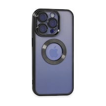 Muratech Newface Apple Uyumlu iPhone 15 Pro Kılıf Slot Silikon - Siyah