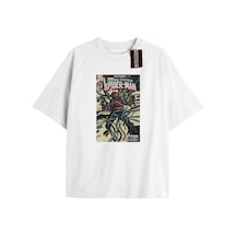 Tarzsokak Spider-man Gazete Baskı Model No Way Home Tshirt Beyaz