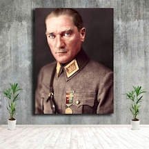 Asker Üniformalı M. K. Atatürk Tablosu