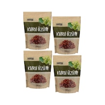 Yerli Çekirdeksiz Kuru Üzüm 4'lü Paket Doğal Enerji Kaynağı 4 Adet X 300 Gr 300 G