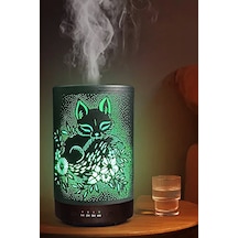 200 Ml Oda Hava Nemlendiricisi Rgb Işık Gece Lambalı Desenli Zama