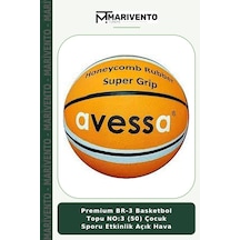 Premium Br-3 Basketbol Topu No:3 50 Çocuk Sporu Etkinlik Açık Hava