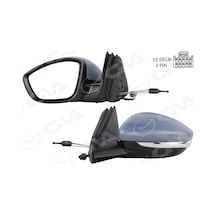 Gva Dış Dikiz Aynası Sol Manuel Katlanır Opel Corsa F 19 Peugeot P208 19 Elektrikli-astarlı-ısıtmalı Gva 1090205 983597641t