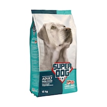 Super Dog Kuzu Etli Ve Pirinçli Yetişkin Köpek Maması 15 Kg