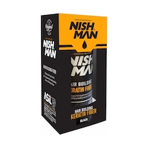 Nish Man Keratin Fiber Black 21 Gr