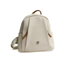 Just Polo Kadın Yeni Sezon Büyük Boy Sırt Çantası 6011mh Krem Camel Yeni