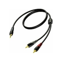 Procab Cla711-3 3 Metre Çift Rca To Mini Stereo Jack