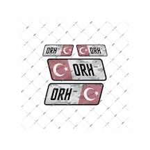 Bay Etiket Bt11 Reflektif 0 Rh Negatif () Kan Grubu Sticker Seti