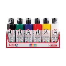Südor Sd1006 Monalisa Akrilik Boya 6X70Ml Şişe Çok Renkli