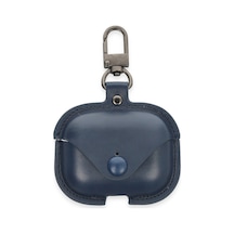 Ilkeshop Newface Airpods Pro 2 2.nesil Çanta Deri Kılıf - Lacivert