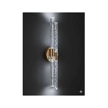 Bubbleflux Dubble Large 51 Cm Modern Tasarım Led Aplik - Duvar Lambası - Gold - Pilli - Beyaz Led Altın