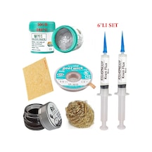 Best Krem Lehim 183 C 50gr Havya Uc Temizleyici Flux Lehim Toplama Cp-3515 Lehim Emme Teli Seti1 Tk05