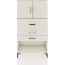 Arges Dolap 2 Raflı 3 Çekmeceli 2 Kapaklı 88x30x163 Aytaşı-aytaşı Aytası