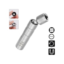 6361 Mıknatıslı Oniki Köşe Mafsallı 3/8" Buji Lokması 14 Mm