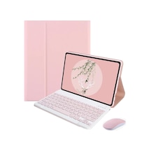 Samsung Galaxy Tab A8 Sm-x200 10.5" İle Uyumlu Bluetooth Klavye Ve Mouse + Standlı Kılıf - Bkk6