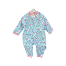 Mini Damla Uyku Tulumu Albimini Flamingo Desenli Pembe Açık Mavi
