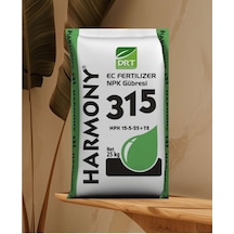 Npk Damlama Gübresi Harmony 15-05-25+te Suda Çözünür Gübre 25 Kg