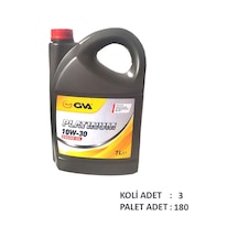 Gva Motor Yağı 10w30 7 Lt Platınum Tam Sentetik Apı Sl/cf Gva 9920226