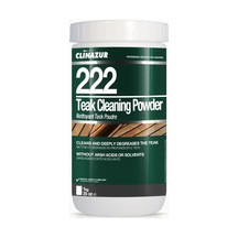 Clin Azur 222 - 1 Kg Toz Tik Temizleyici Ve Yağ Çözücü - Ekonomik Ve Etkili: Tik Zeminlerinizde Doğal Parlaklık