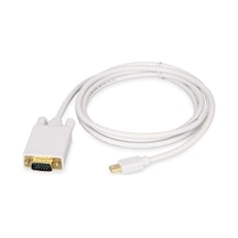 Mini Displayport To Vga Çevirici Dönüştürücü Adaptör Thunderbolt Kablosu 1.8m