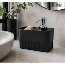 Süngerlikli Sıvı Sabunluk - 2'si 1 Arada Mutfak Ve Banyo Tezgah Üstü Düzenleyici - Modern Tasar Çok Renkli