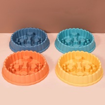 Sones Yavaş Yemek Kasesi Boğulma Önleyici Köpek Kasesi Kedi Köpek Mama Kasesi