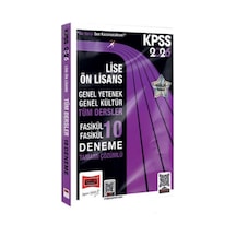 Yargı Yayınları 2026 Kpss Gkgy Lise Ön Lisans Tüm Dersler Fasikül Fasikül Tamamı Çözümlü 10 Deneme