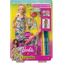 Barbie Crayola Tasarım Bebeği Ggt44