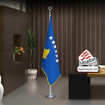 Kosova Cumhuriyeti Bayrak -ofis -makam-toplantı Odaları -direkli -saçaklı Makam Bayrağı 1